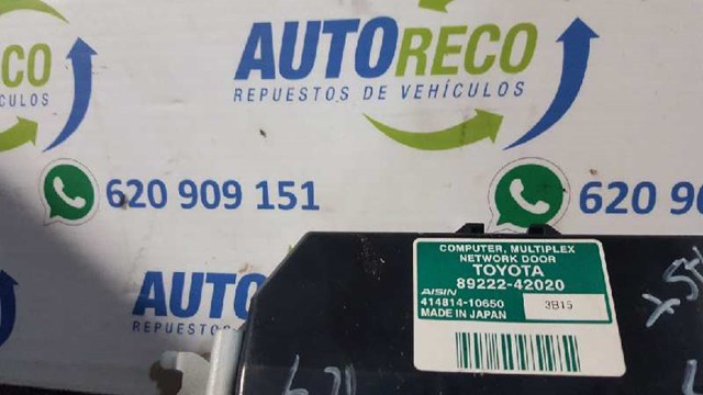 Unidad de control para abrir el maletero 8922242020 Toyota