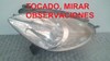 Faros delantero izquierdo 89300190 PEUGEOT