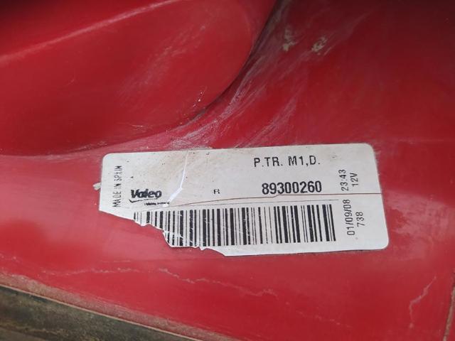 89300260 Piloto trasero derecho  disponible Burgos