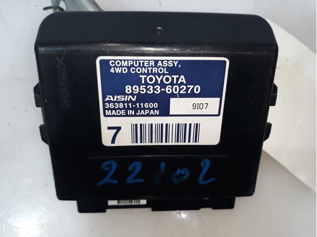 Módulo de control (ECU) tracción total 8953360270 Toyota