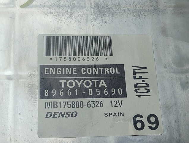 8966105690 Unidad de control del motor (ECU)  disponible Málaga