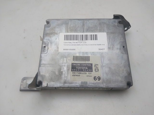Módulo de control del motor Avensis  hatchback (2003-2008) original desde 71,15 €
