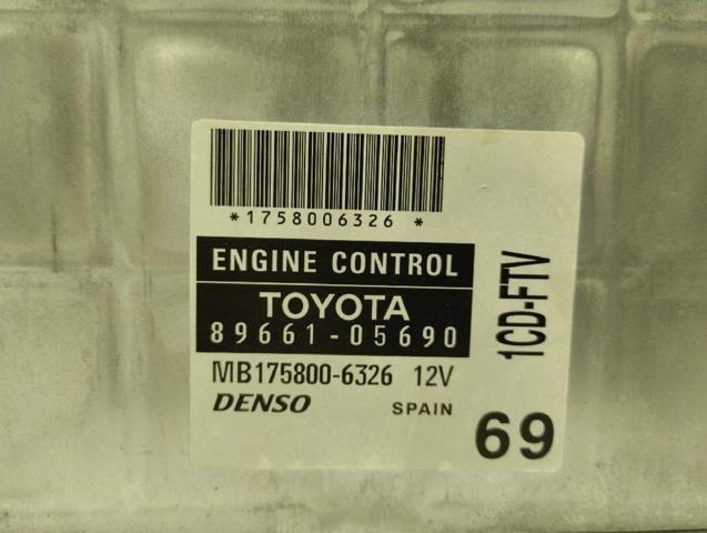 8966105690 Unidad de control del motor (ECU)  disponible Burgos