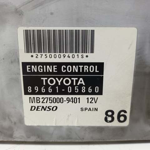TOYOTA 8966105860 Unidad de control del motor (ECU)  comprar en Murcia