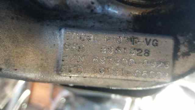 Turbocompresor para opel corsa c 1.7 cdti (f08, f68) z17dth 8973000923