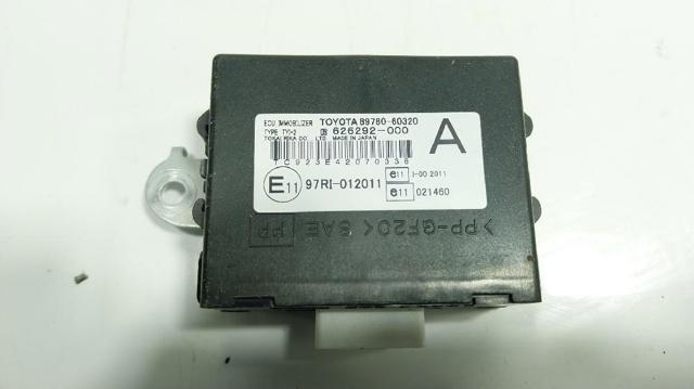TOYOTA 8978060320 Módulo de cierre centralizado  disponible Valladolid
