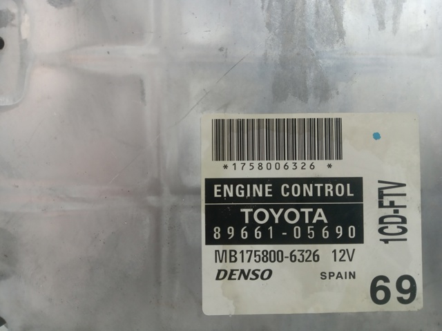 8987120050 TOYOTA Módulo de control de inyección de combustible (ECU)  disponible Ourense
