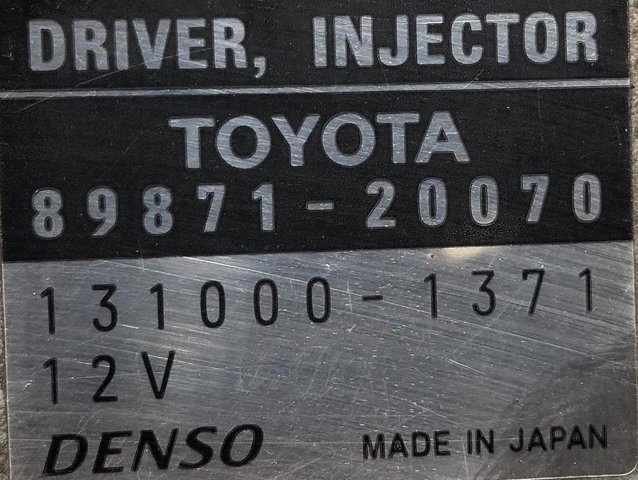 TOYOTA 8987120070 Módulo de control de inyección de combustible (ECU)  disponible Valladolid