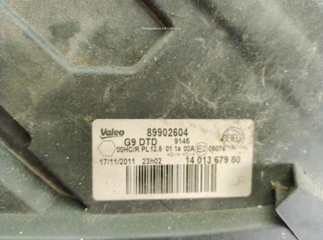 FIAT 89902604 Faro derecho comprar Pamplona