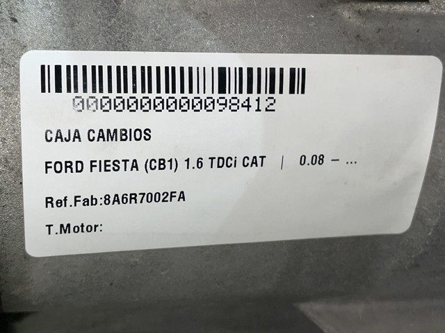 8A6R7002FA Ford