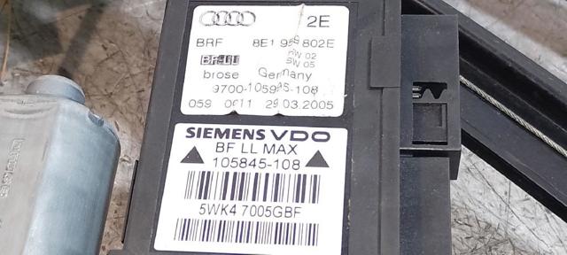 8E0837462B VAG Mecanismo de elevalunas de la puerta delantera derecha  comprar en Lleida