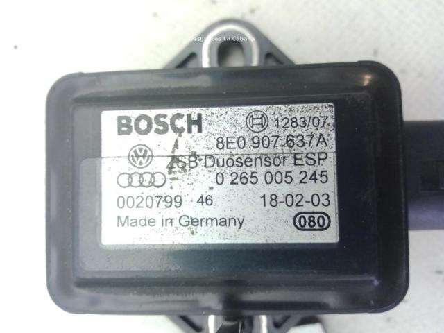 8E0907637A VAG Sensor de aceleración lateral (ESP)  en stock Huelva