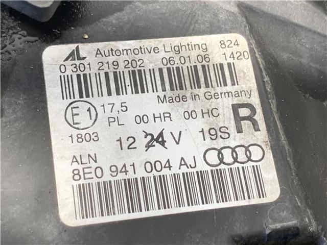 Faro derecho Audi A4 8EC