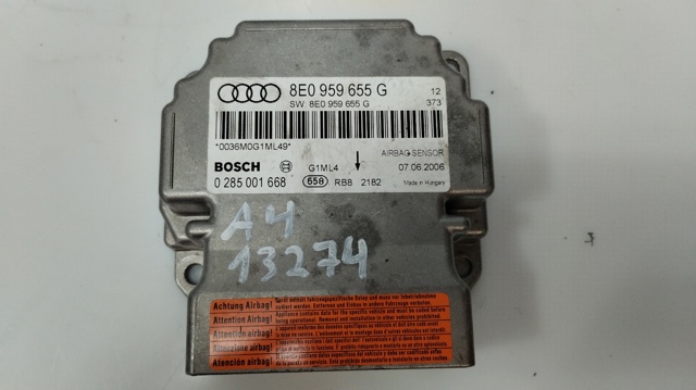 8E0959655G Módulo de control de airbag  comprar en Zaragoza