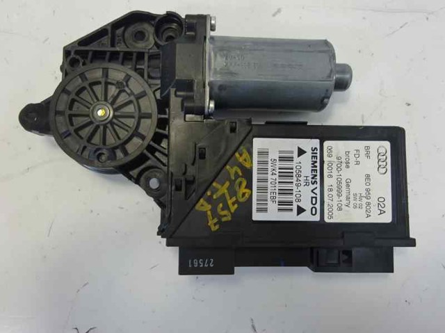 8E0959802A VAG Motor del elevalunas de la puerta trasera derecha  en stock Huelva