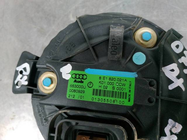 Motor eléctrico, ventilador habitáculo Audi A4 8EC
