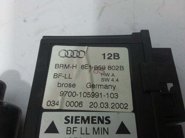 8E1959802B VAG Motor del elevalunas de la puerta delantera derecha comprar Madrid