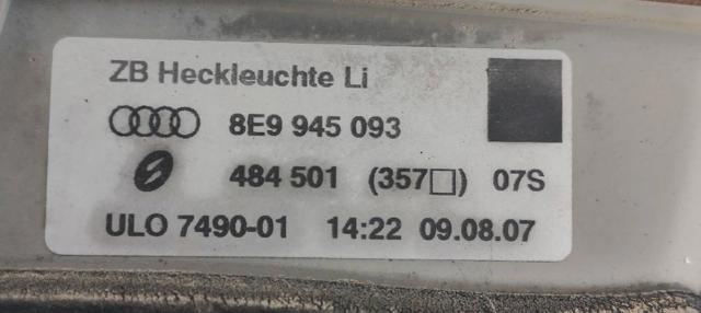 8E9945093 VAG Piloto trasero interior izquierdo  comprar en Jaén