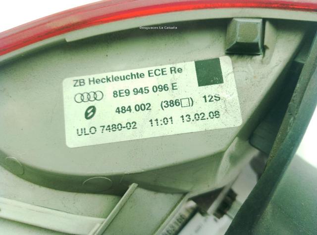 8E9945096E Piloto trasero exterior derecho  comprar en Reus