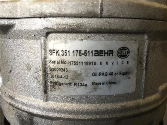 8FK351175511 Compresor de aire acondicionado  comprar en Zaragoza