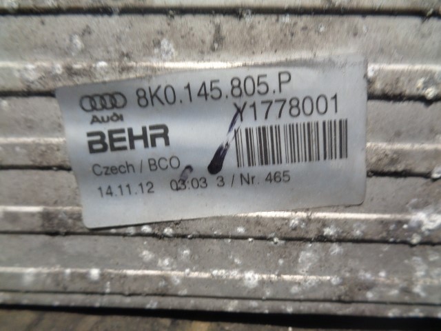 8K0145805P Intercooler  en stock Sabadell