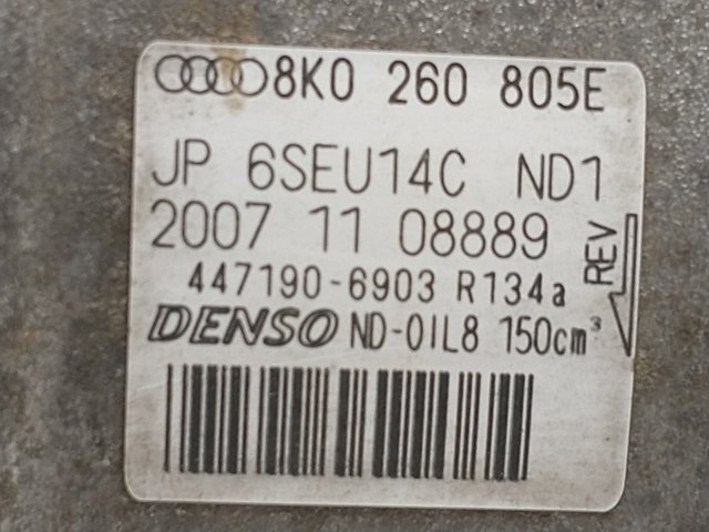 8K0260805E VAG Compresor de aire acondicionado  en stock Gandía