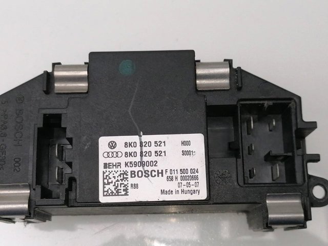 8K0820521 Resistencia del ventilador del habitáculo  disponible Málaga