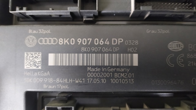 VAG 8K0907064DP Módulo de confort  en stock Terrassa
