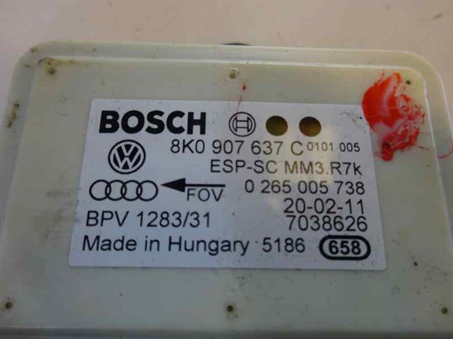 8K0907637C VAG Sensor de aceleración lateral (ESP) comprar Alcalá