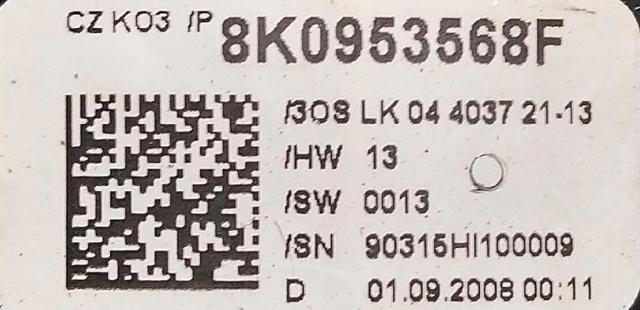 8K0953568F VAG Anillo de contacto del volante  comprar en Lleida