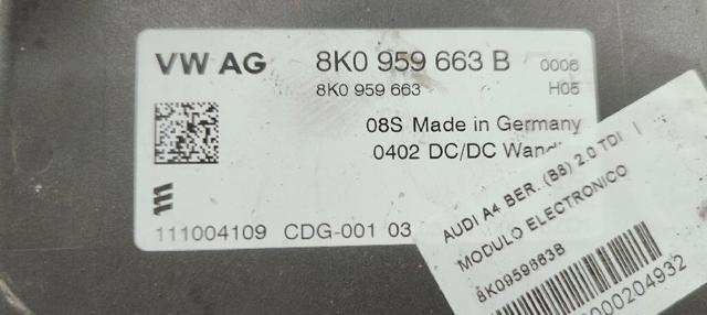 VAG 8K0959663B Estabilizador de voltaje  comprar en Murcia