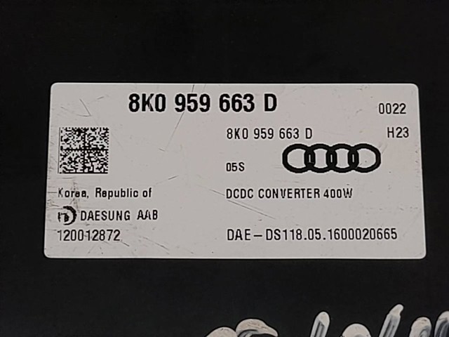 8K0959663D VAG Estabilizador de voltaje  en stock Córdoba