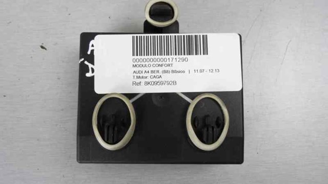 8K0959792B VAG Unidad de confort de la puerta delantera  comprar en Oviedo