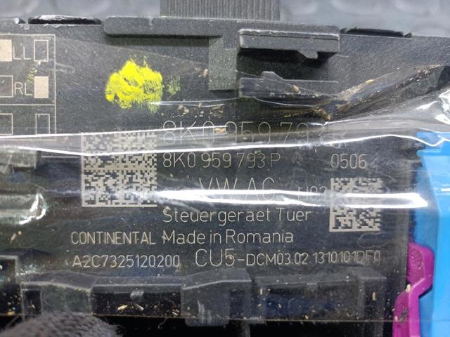 8K0959793R Unidad de confort de la puerta delantera  en stock Castellón