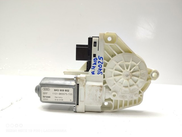 8K0959802 Motor del elevalunas de la puerta delantera derecha comprar Almería