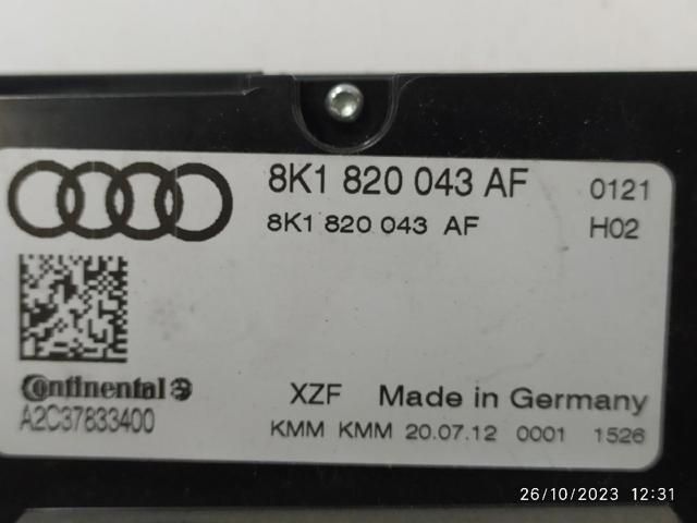 Elemento de control aire acondicionado Audi Q5 (8RB)