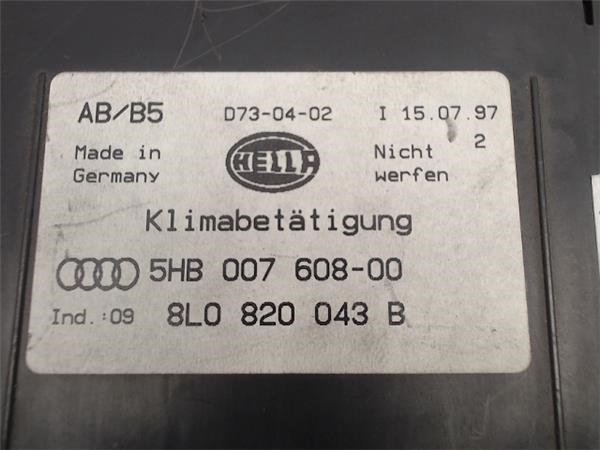 8L0820043B VAG Módulo de modos de calefacción/aire acondicionado  comprar en Oviedo