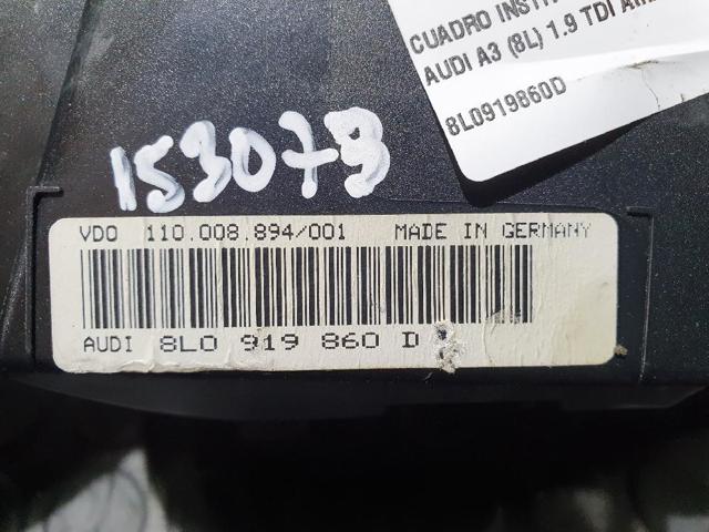 VAG 8L0919860D Cuadro instrumentos comprar Tarragona