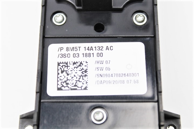 8M5T14A132AC FORD Interruptor de elevalunas delantera izquierda  en stock Gandía