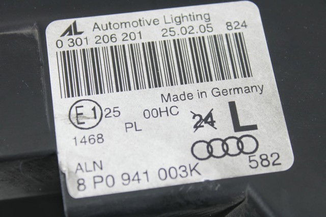 Faro izquierdo Audi A3 8PA