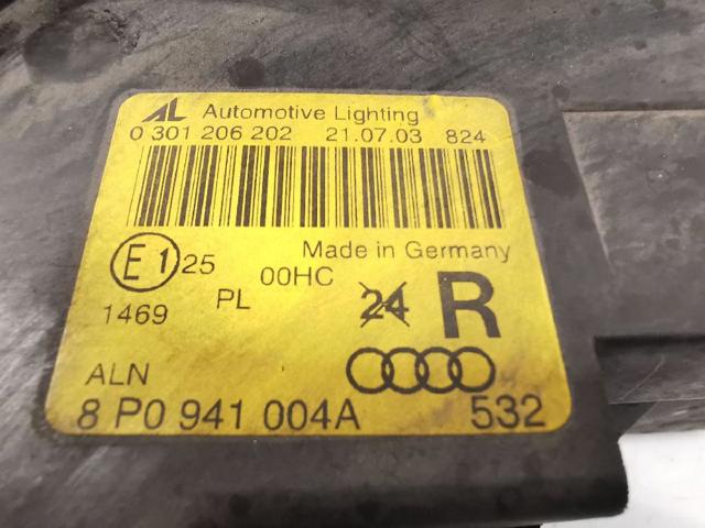 Faro derecho Audi A3 8P1