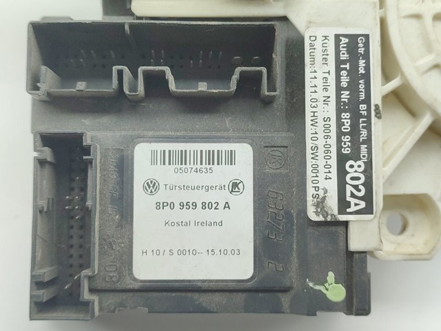 VAG 8P0959802A Motor del elevalunas de la puerta delantera derecha  comprar en Ponferrada