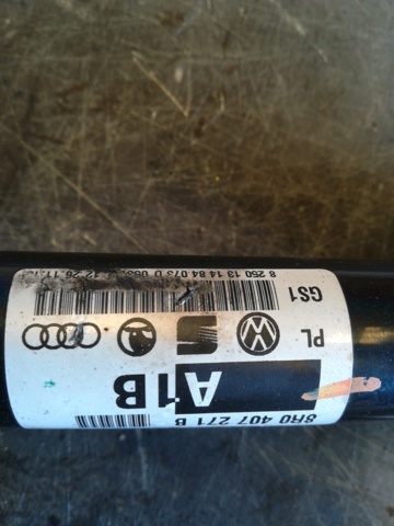 8R0407271B Semieje delantero  en stock Sabadell