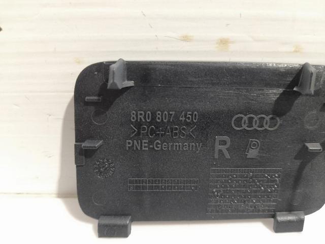 Cobertura de parachoques, enganche de remolque, trasera 8R0807450 VAG/Audi