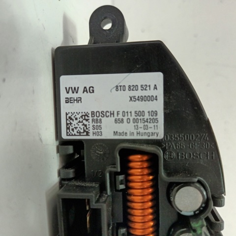 8T0820521A VAG Resistencia de calefacción comprar Bilbao
