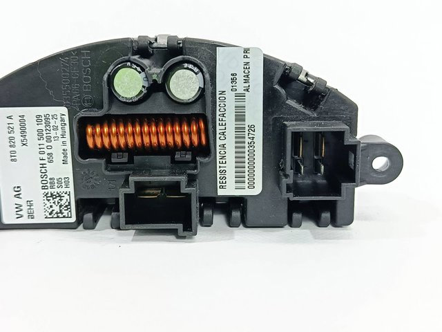 8T0820521A VAG Resistencia de calefacción  en stock Gandía
