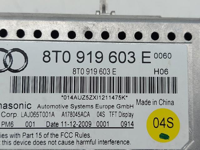 8T0919603E VAG Pantalla multifunción  disponible Alicante