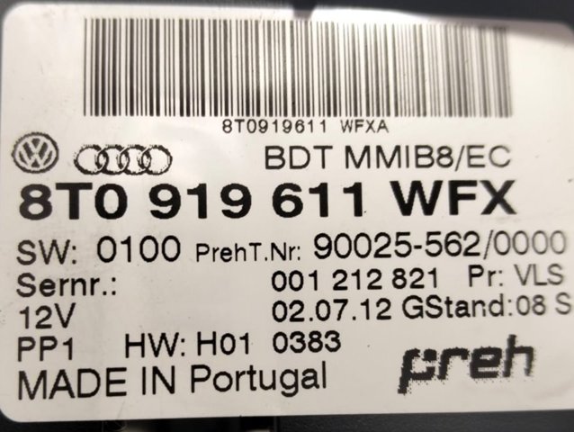 8T0919611WFX VAG