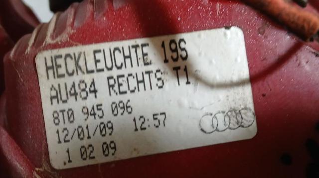 8T0945096 Piloto trasero exterior derecho  comprar en Zaragoza
