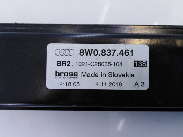 8W0837461 Mecanismo de elevalunas de la puerta delantera izquierda  comprar en Reus